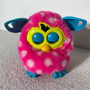 Hasbro 2013 Furby Boom Pink Polkadots Retro Toy